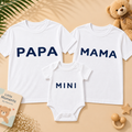 🤍 FAMILY MINI ME TRIO – PAPA, MAMA & MINI