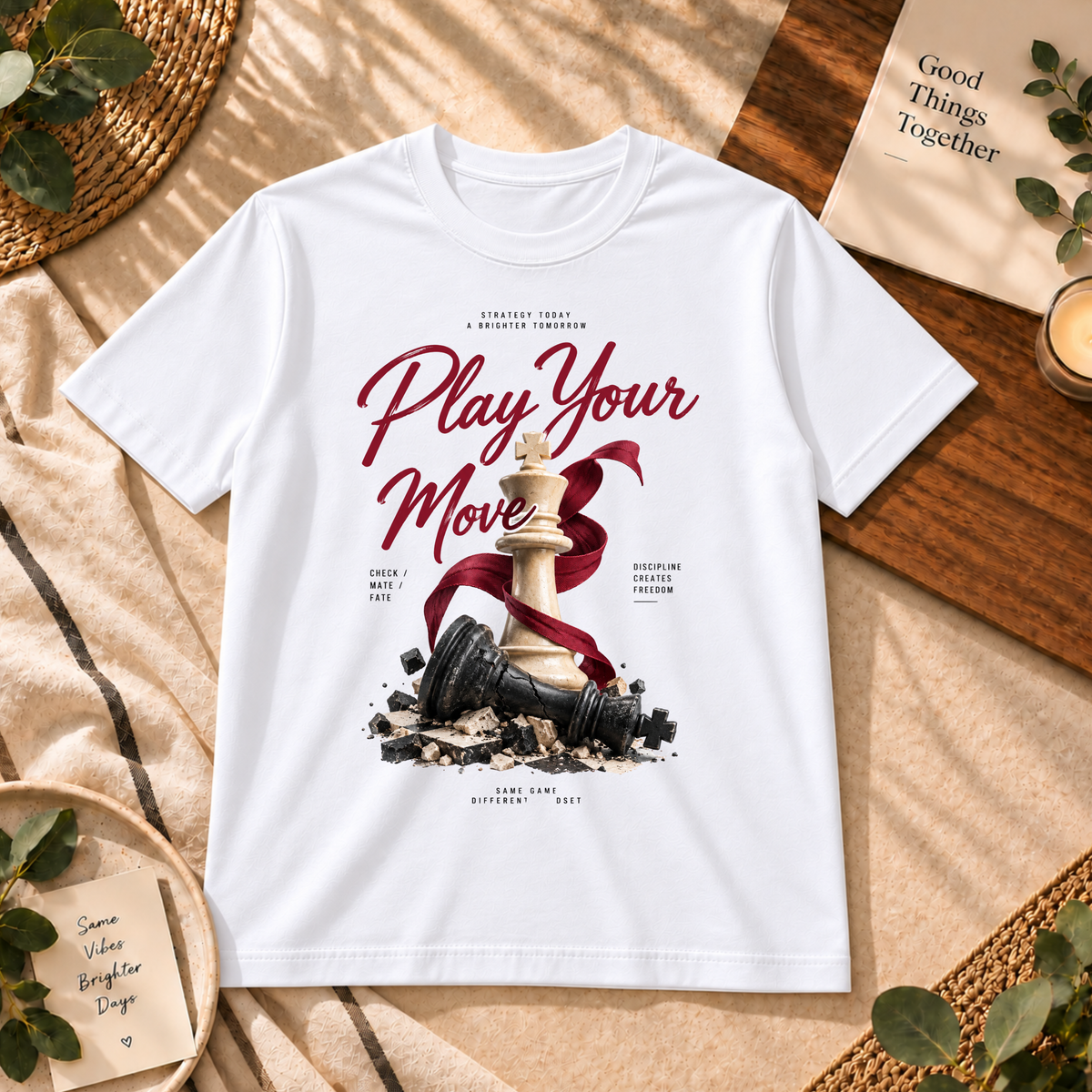 Play Your Move Chess Graphic T-Shirt – Strategy Edition