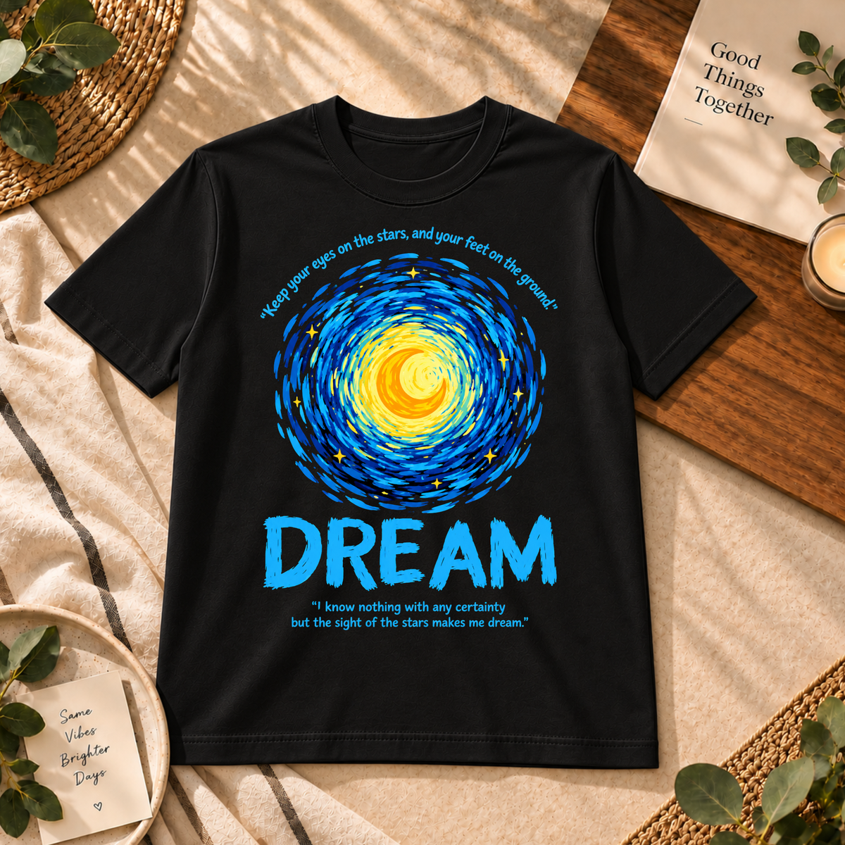 Dream Beyond the Stars – Cosmic Vision Oversized T-Shirt