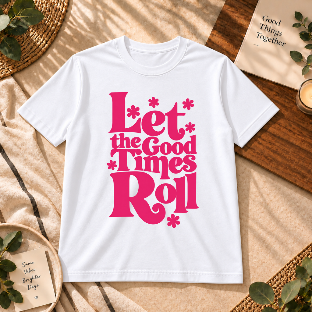🌸 Let the Good Times Roll Graphic T-Shirt