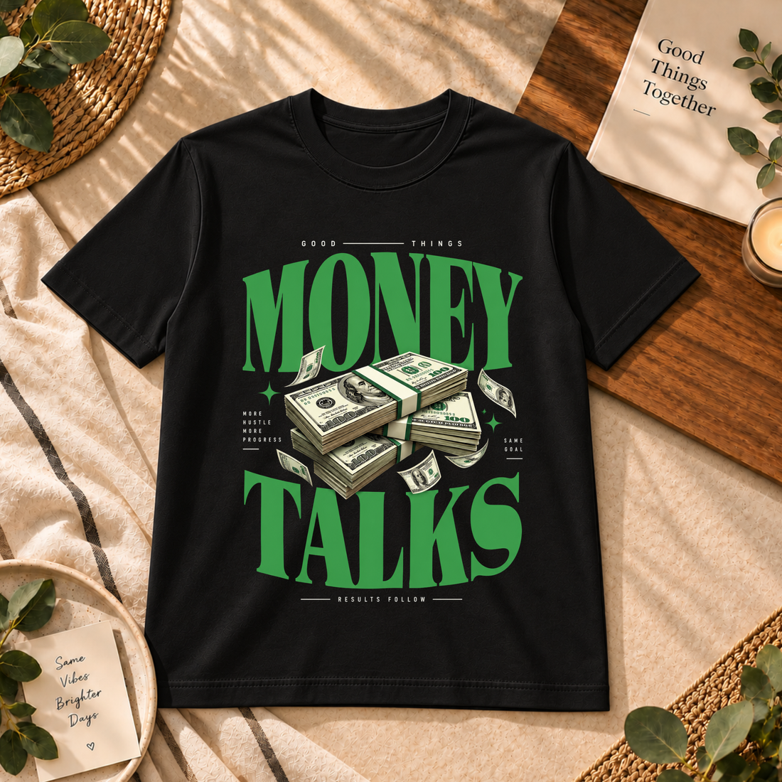 Money Talks Graphic T-Shirt