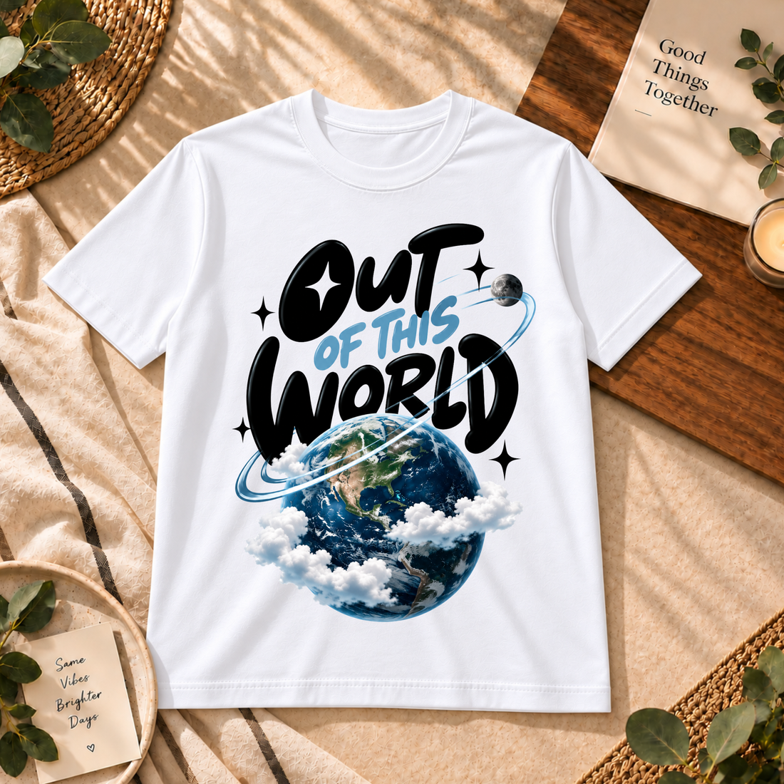 Cosmic World Graphic T-Shirt