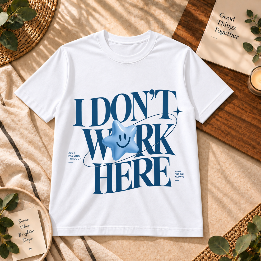 I Don’t Work Here Statement T-Shirt