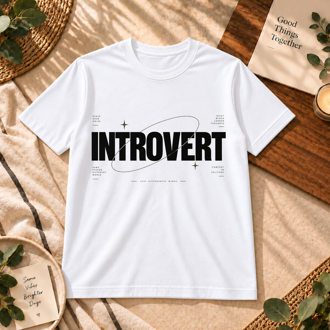 Introvert Mindset Graphic T-Shirt