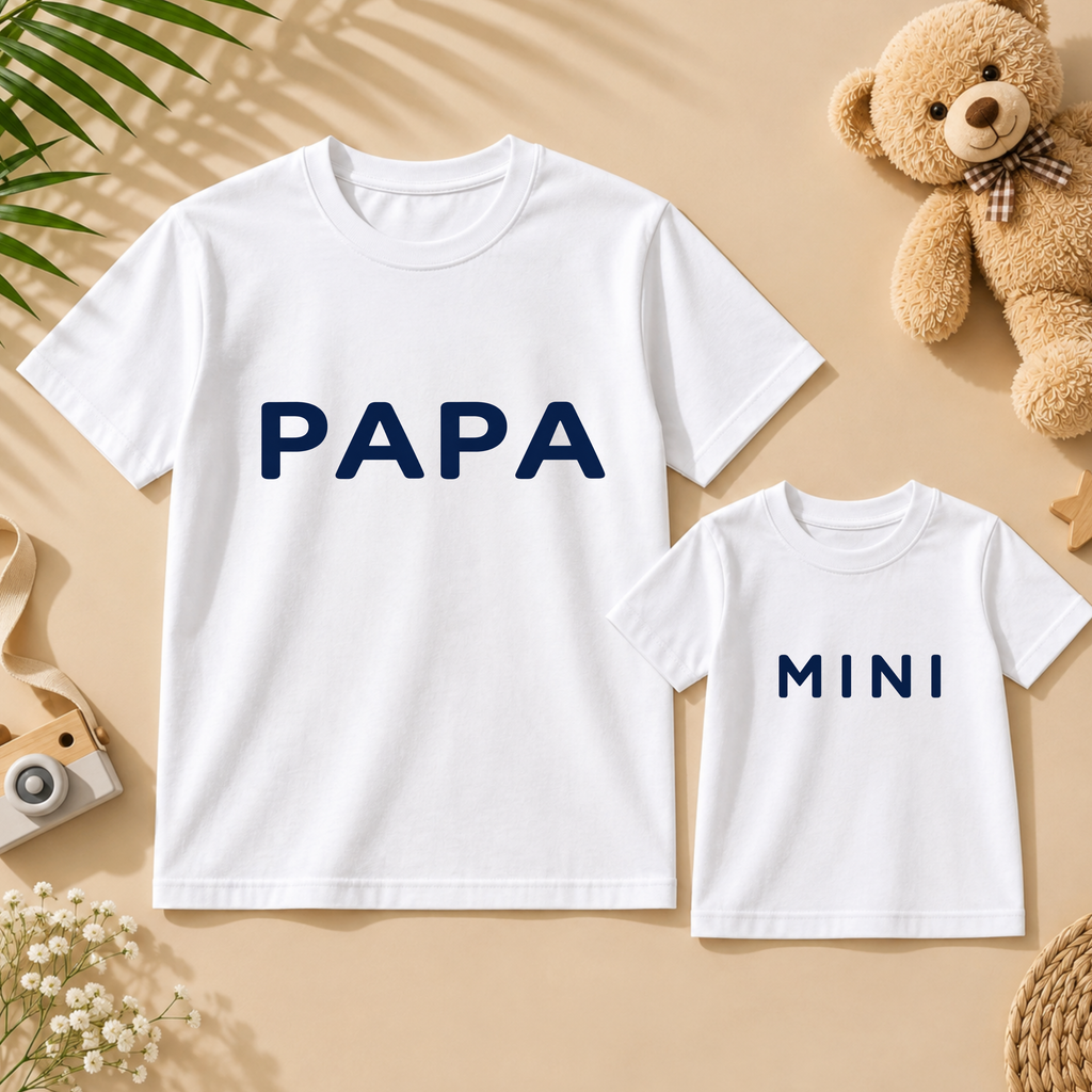 PAPA & MINI MATCHING T-SHIRT COMBO 👨‍👦
