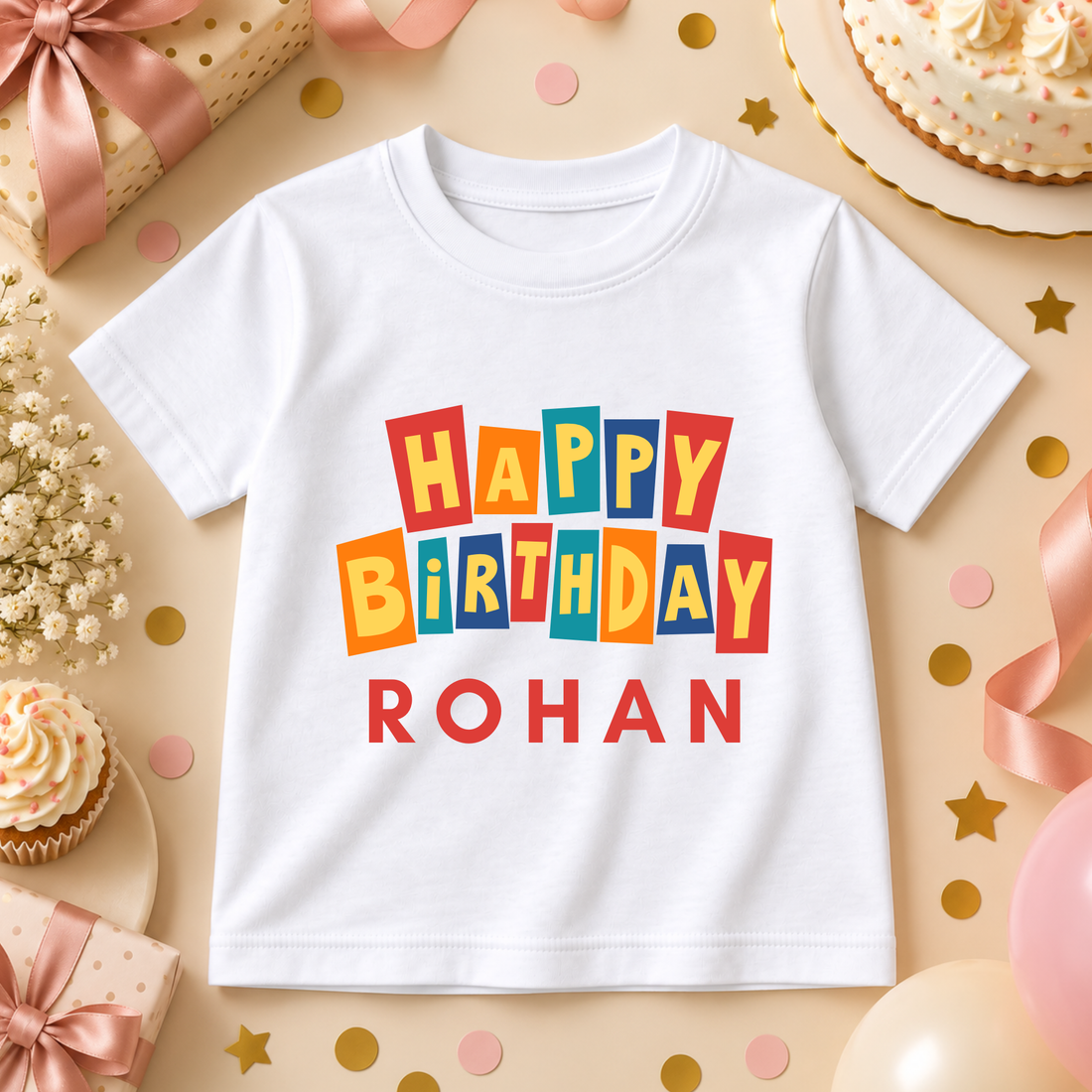 Personalized Birthday Joy T-Shirt