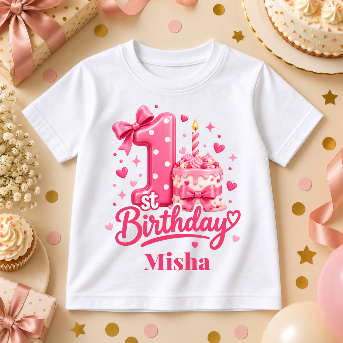 Personalized Birthday Angel T-Shirt