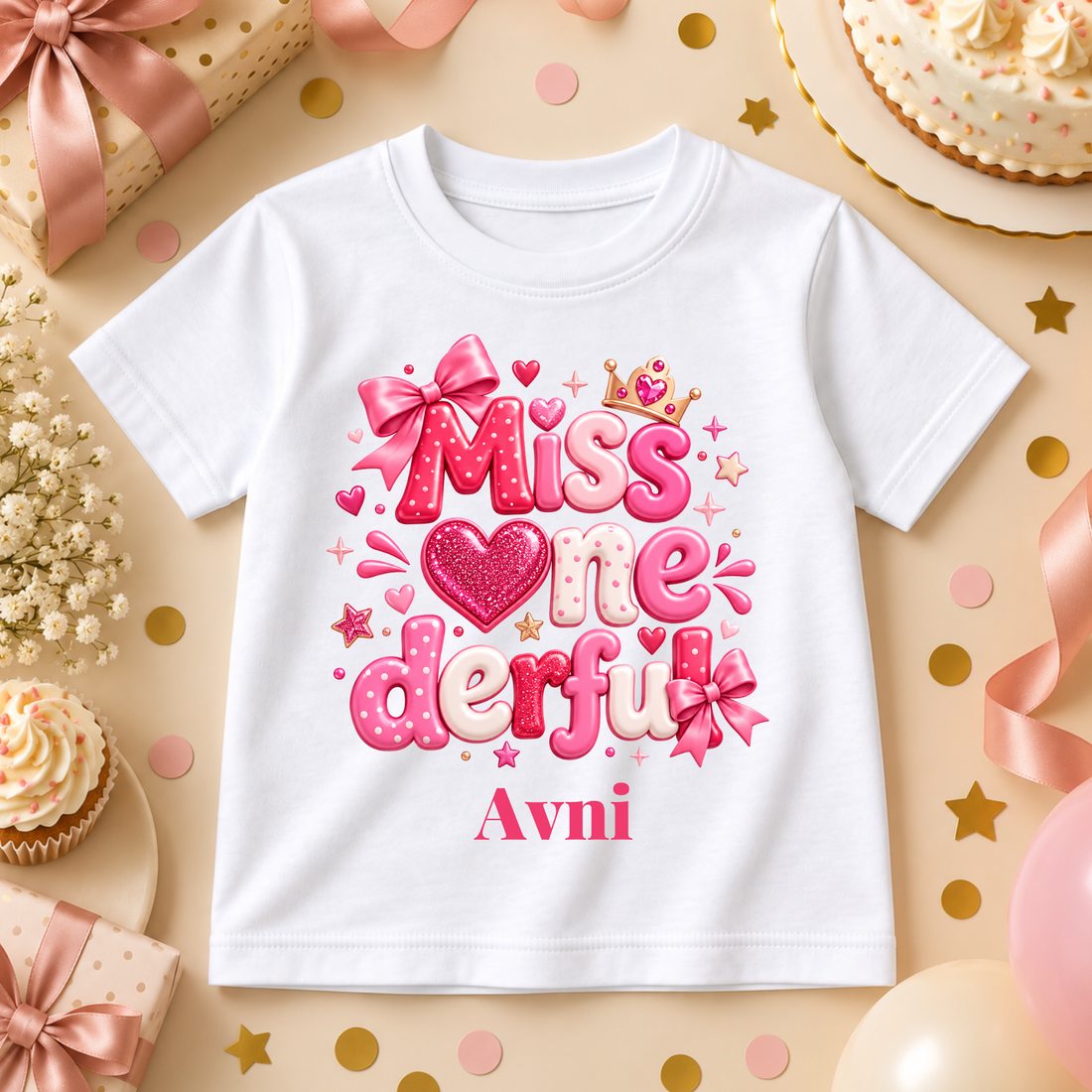 Personalized Birthday Rose T-Shirt