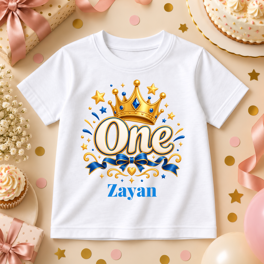 Personalized Birthday Crown T-Shirt