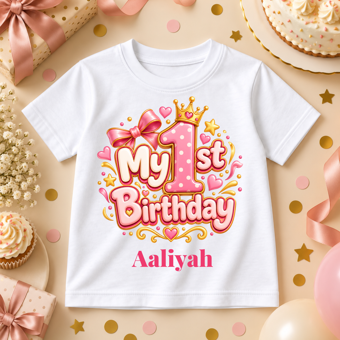 Personalized Birthday Cutie T-Shirt