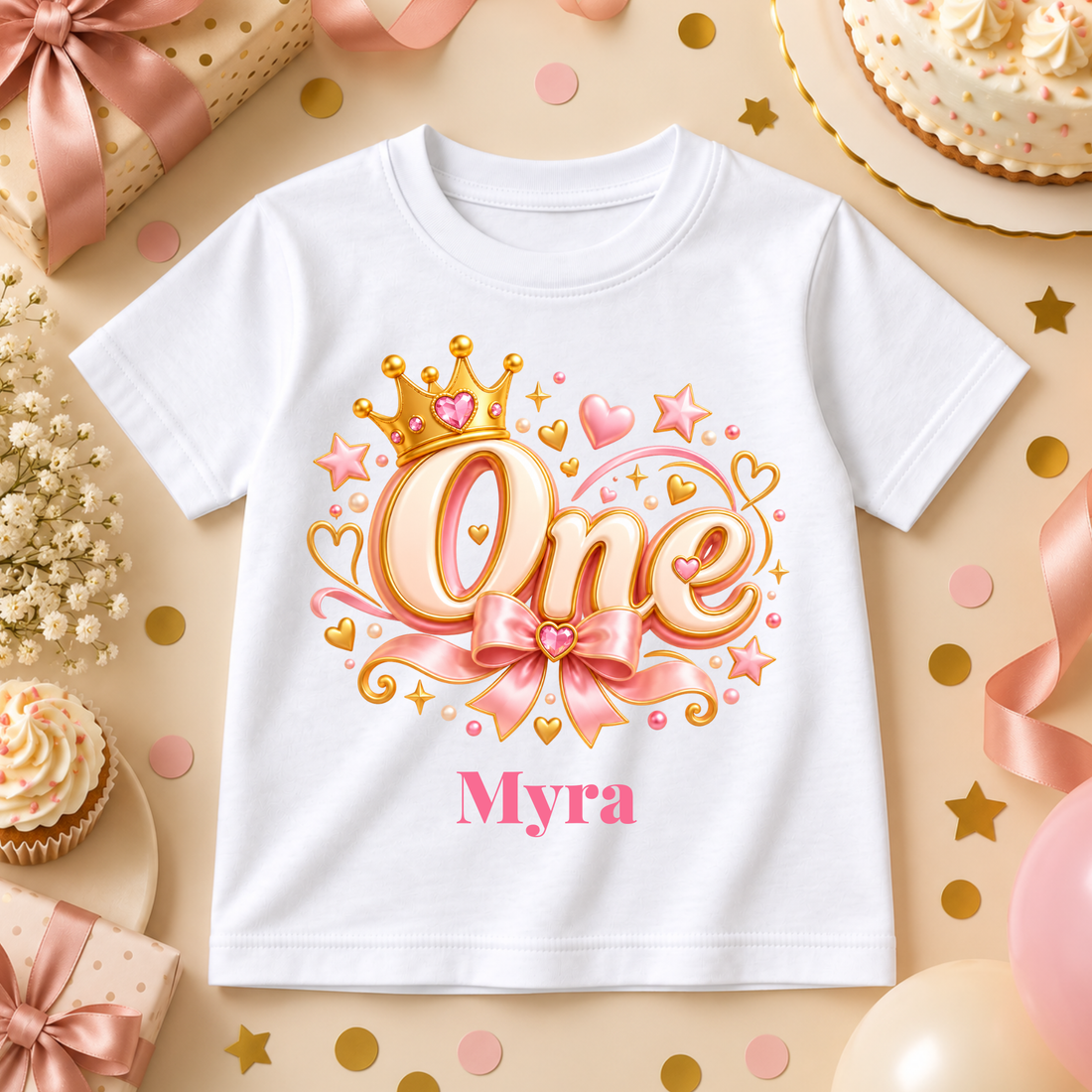 Princess One Personalized Birthday T-Shirt