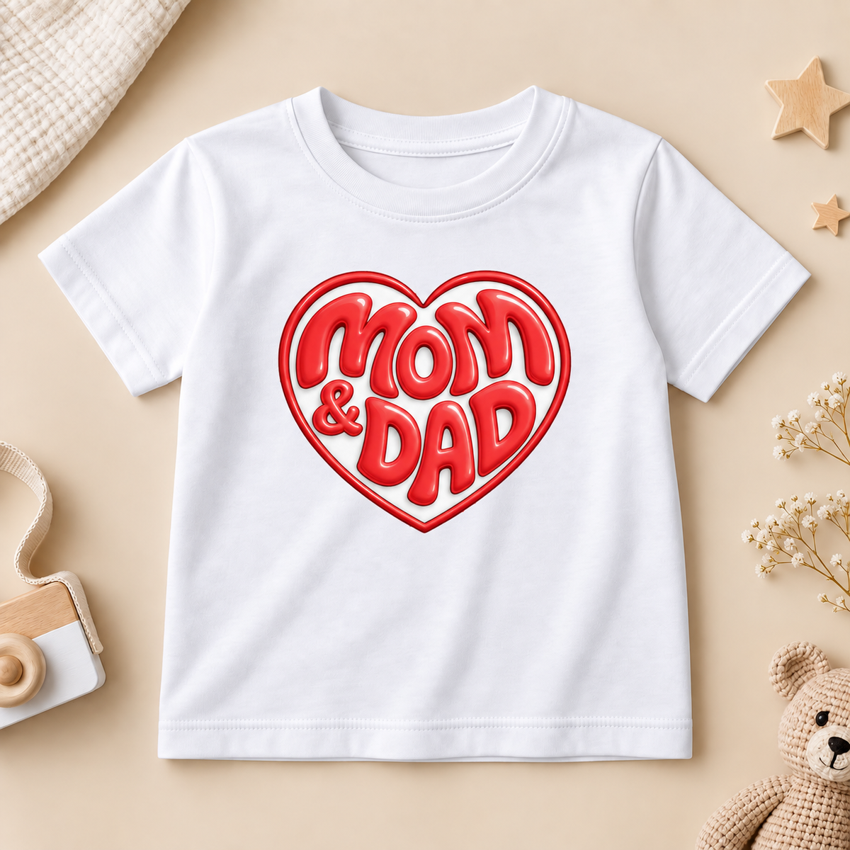 Mom & Dad Forever Love Kids T-Shirt