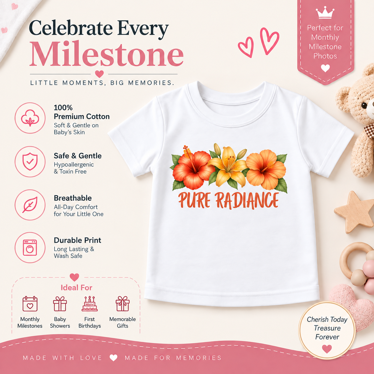 Blooming Joy Kids T-Shirt