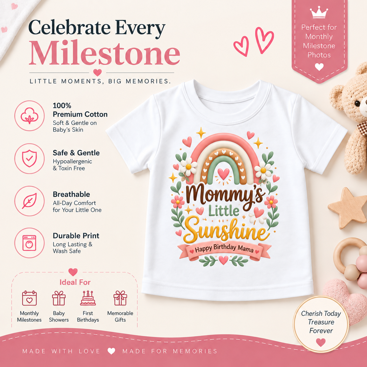 Happy Birthday Mama Kids T-Shirt