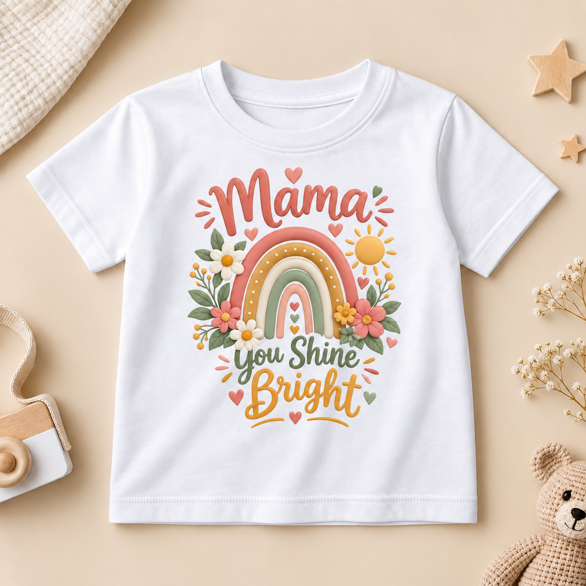 Mama You Shine Bright Kids T-Shirt