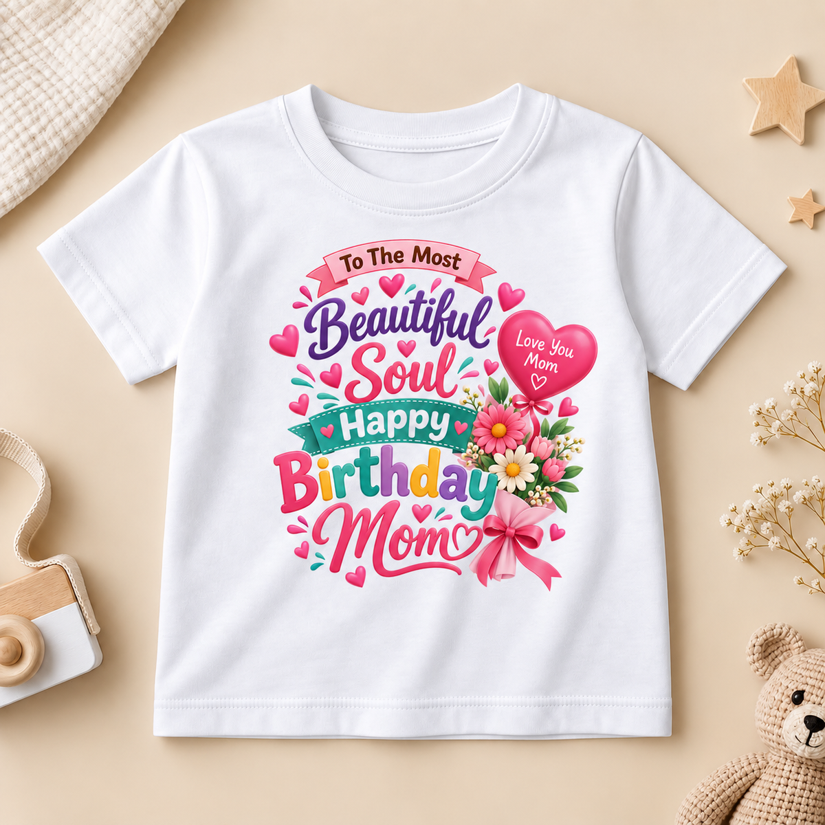 SWEETEST MOM BIRTHDAY SPECIAL KIDS T-SHIRT