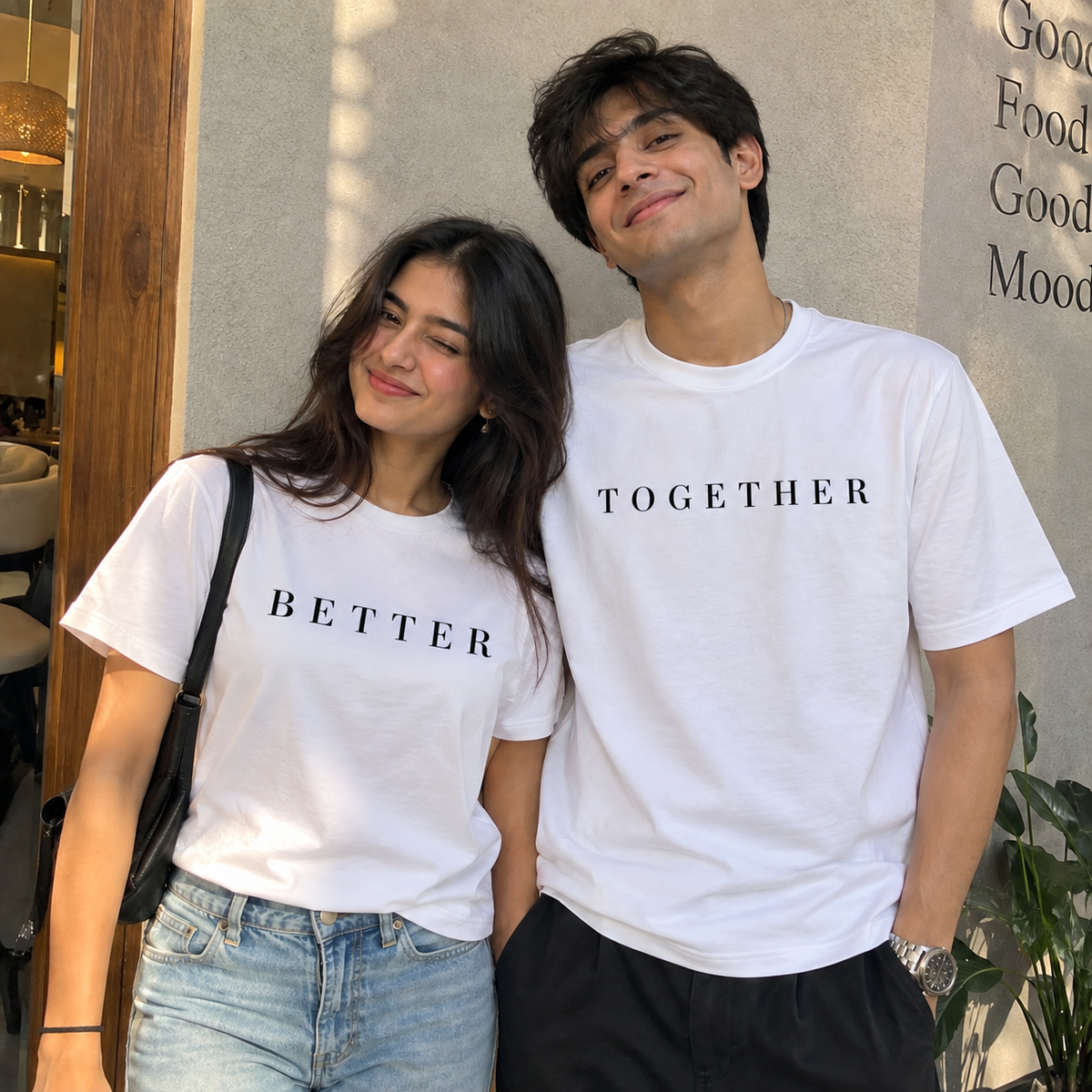 BETTER TOGETHER DUO COUPLE COMBO T-SHIRT