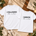 I WROTE × I FOLLOWED COUPLE COMBO T-SHIRTS ❤️
