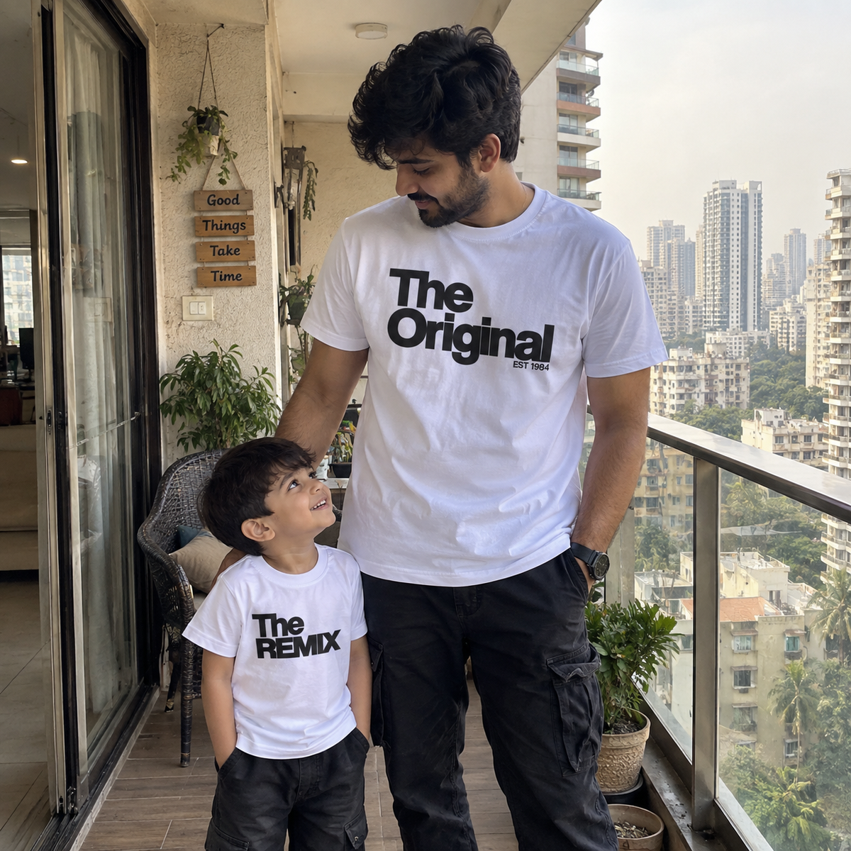 The Original & The Remix – Family Matching T-Shirt Combo
