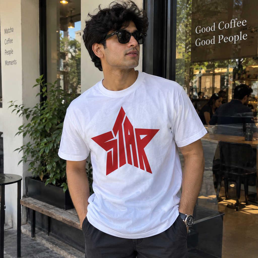 ⭐ STAR BOLD – MEN’S GRAPHIC T-SHIRT