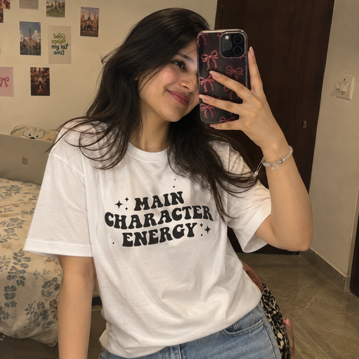 ⭐ MAIN CHARACTER ENERGY — UNISEX GRAPHIC T-SHIRT