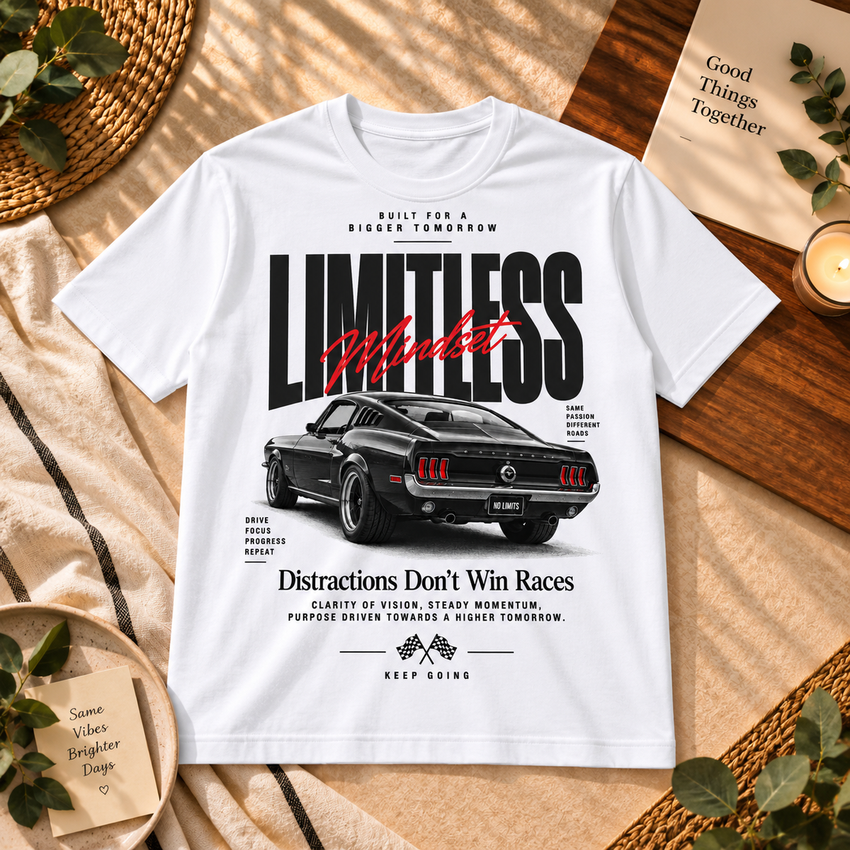 Limitless Mindset Graphic T-Shirt Premium Streetwear