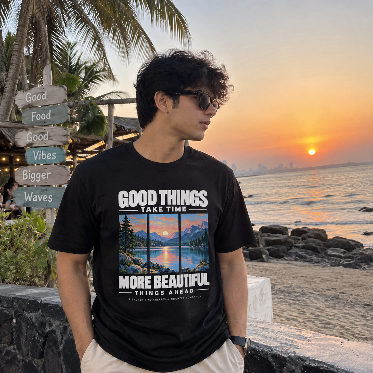Good Things Take Time Scenic Graphic T-Shirt – Better Days