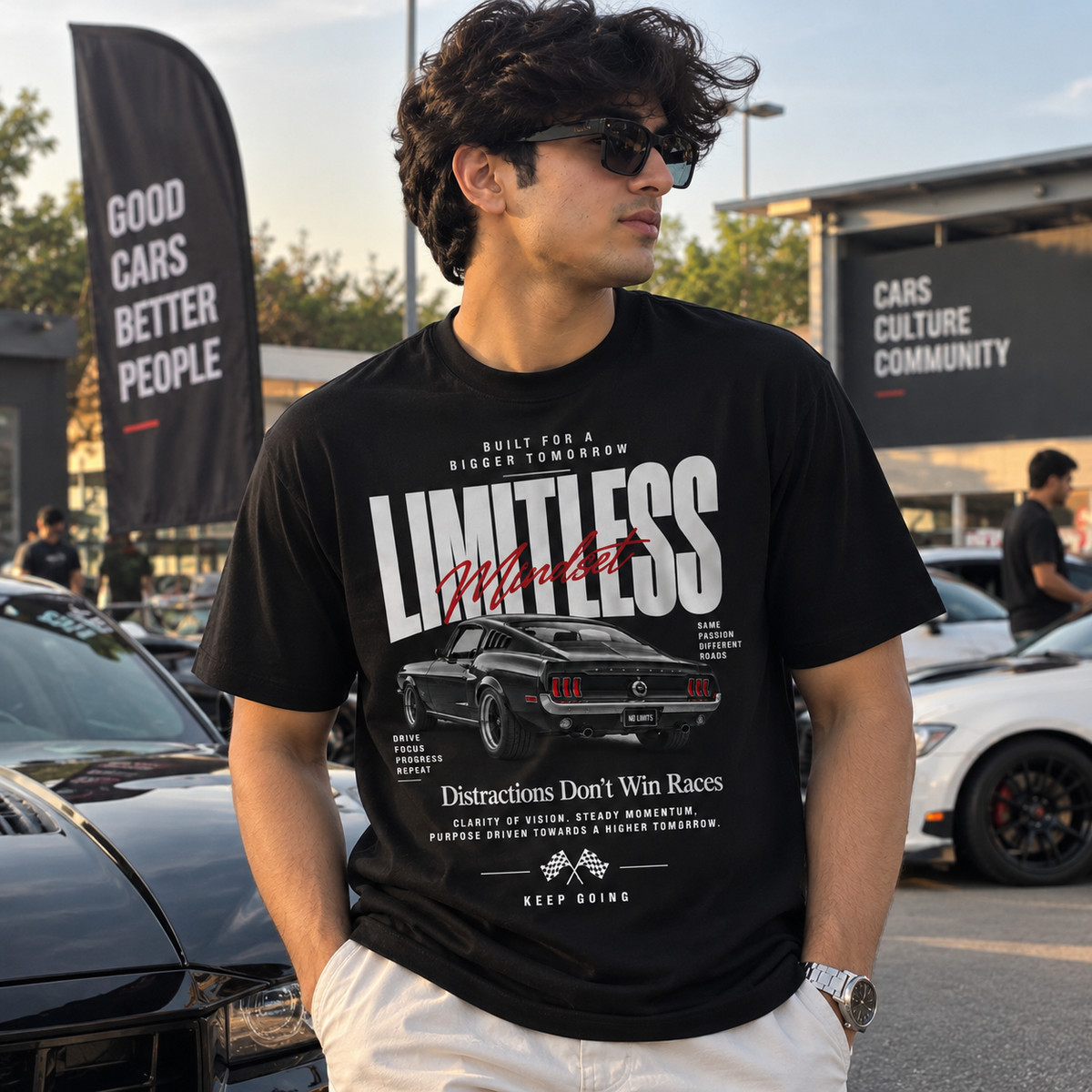 Limitless Mindset Graphic T-Shirt Premium Streetwear