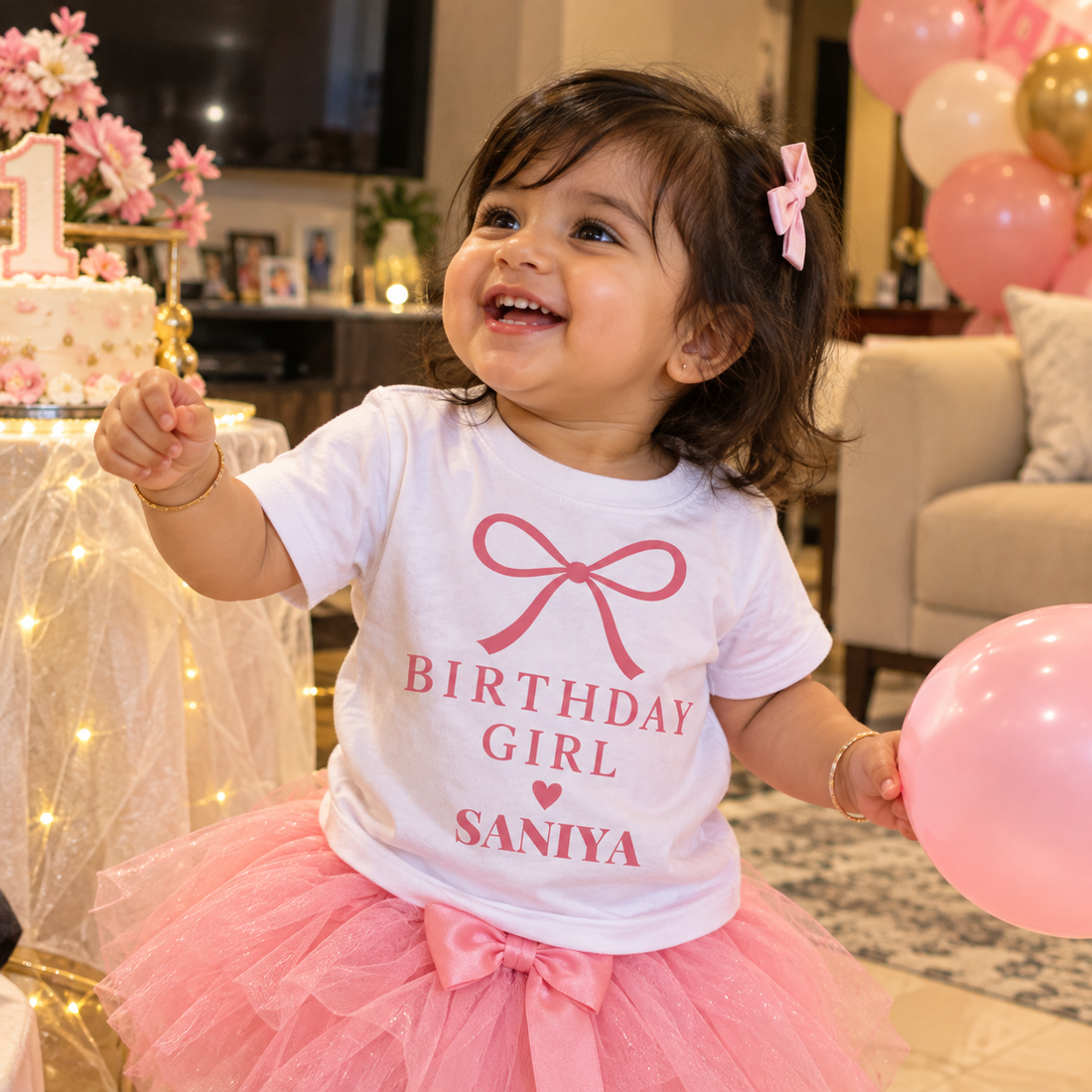 Personalized Birthday Magic Girl T-Shirt