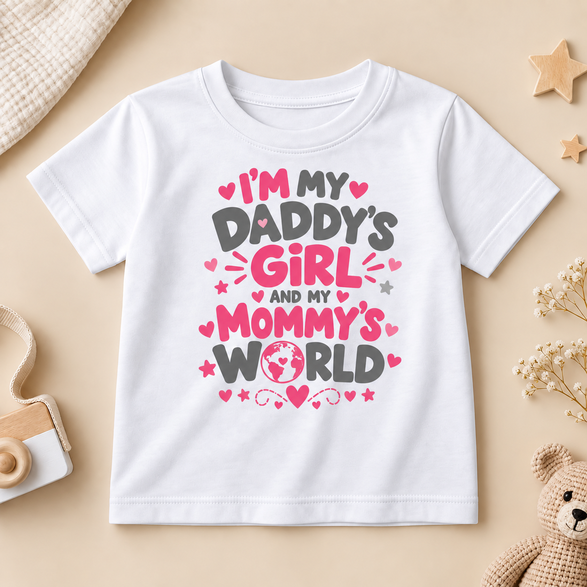 Daddy’s Girl & Mommy’s World T-Shirt