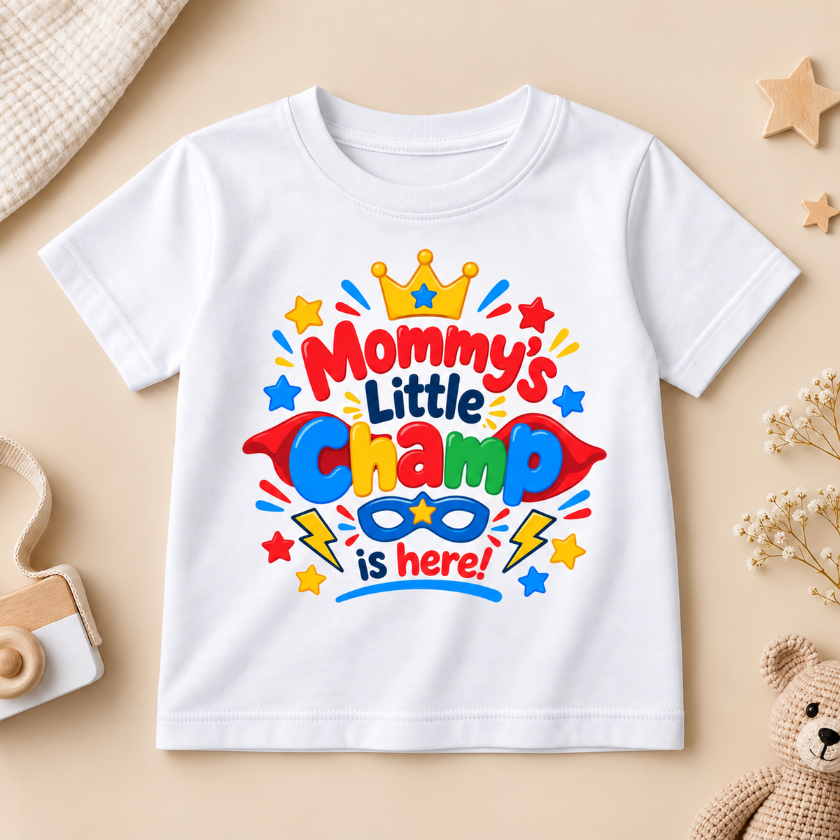 Mommy’s Little Champ Kids T-Shirt