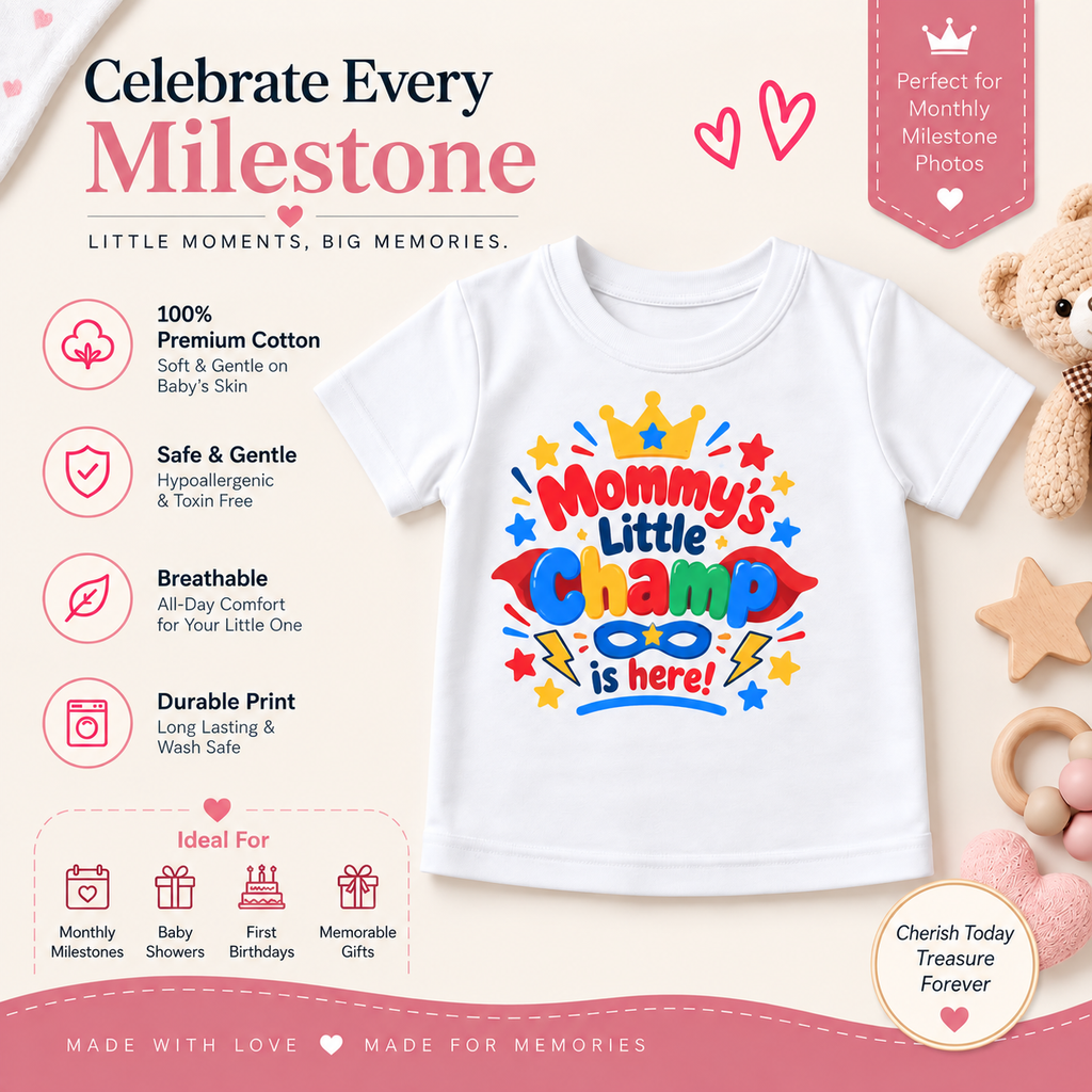 Mommy’s Little Champ Kids T-Shirt