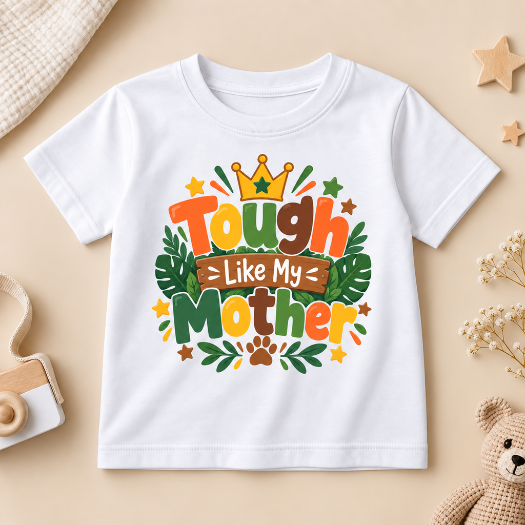 Mom’s Little Tough One Kids T-Shirt