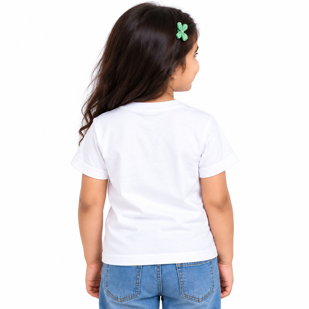 Lucky Charm Clover Girls T-Shirt