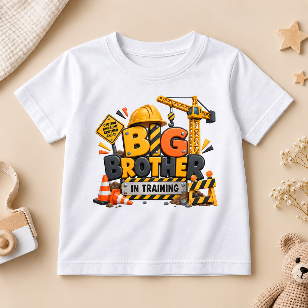 Big Brother In Training Kids Cotton T-Shirt