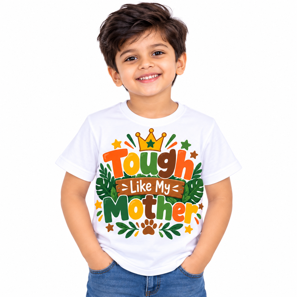 Mom’s Little Tough One Kids T-Shirt