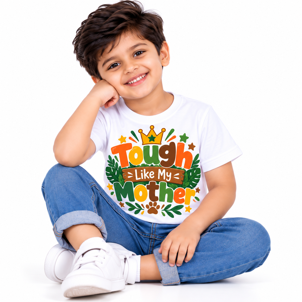 Mom’s Little Tough One Kids T-Shirt