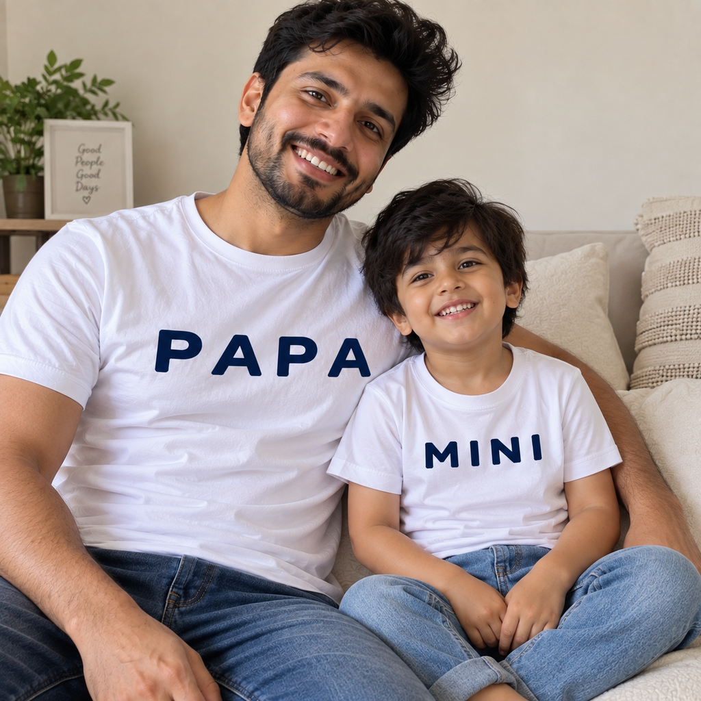 PAPA & MINI MATCHING T-SHIRT COMBO 👨‍👦