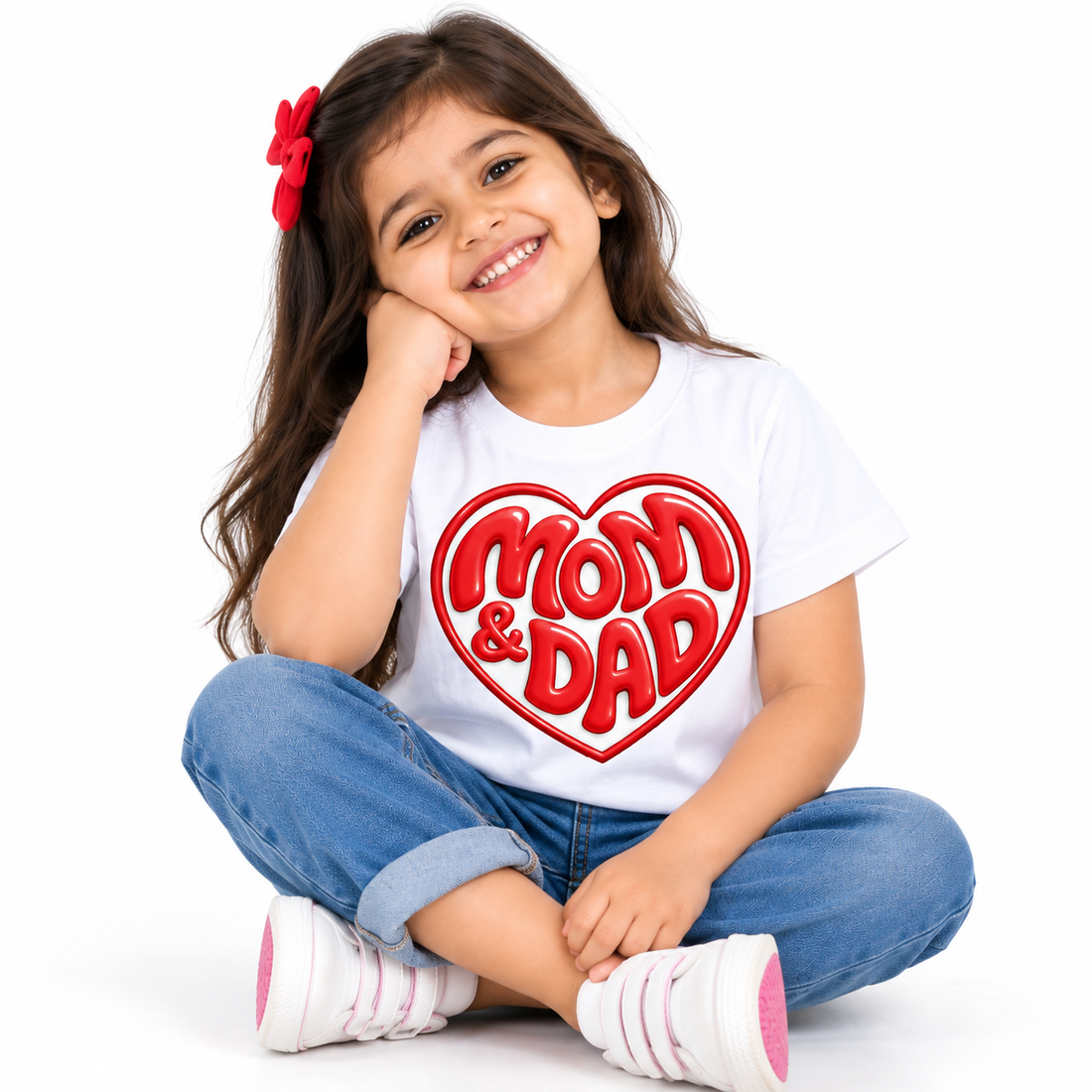 Mom & Dad Forever Love Kids T-Shirt