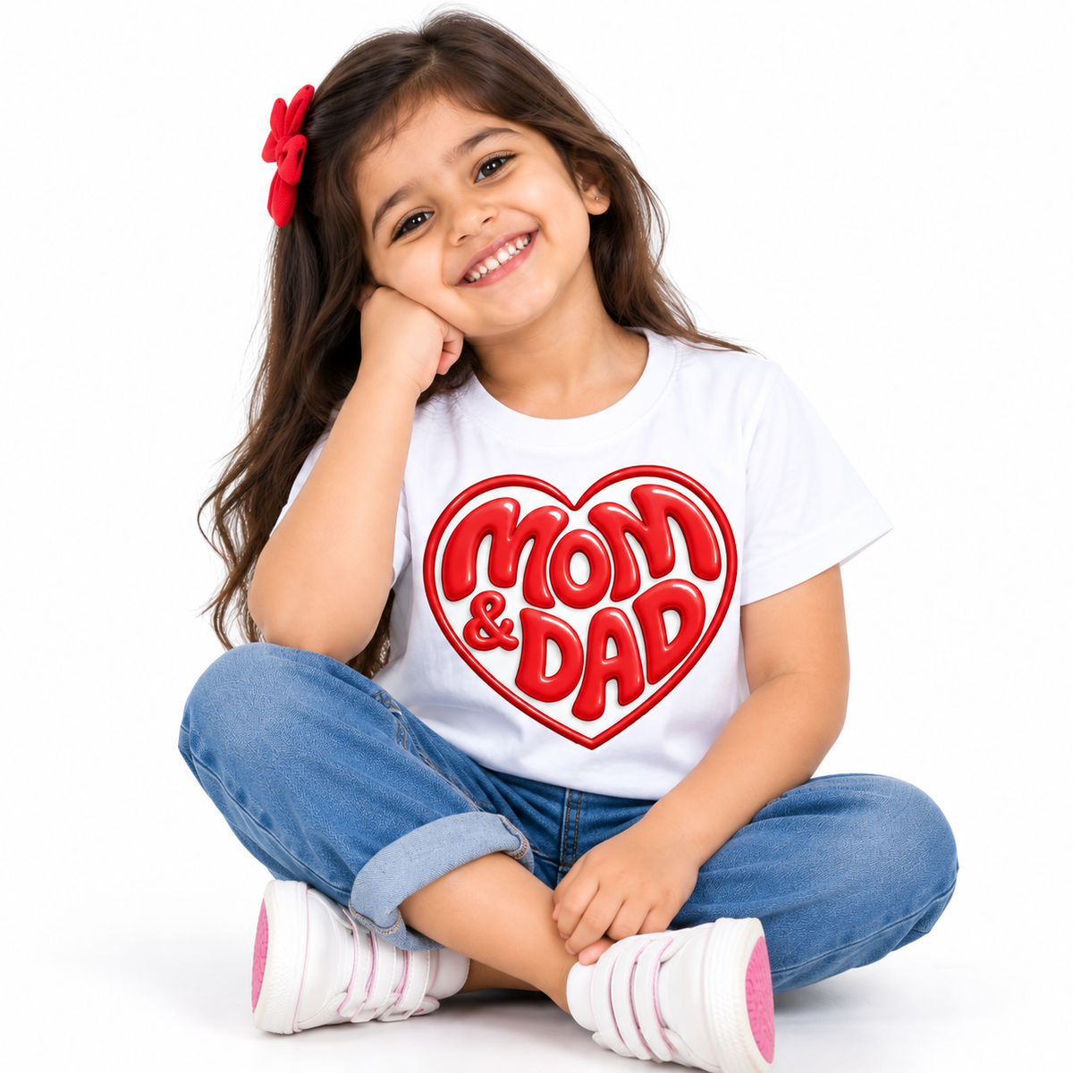 Mom & Dad Forever Love Kids T-Shirt