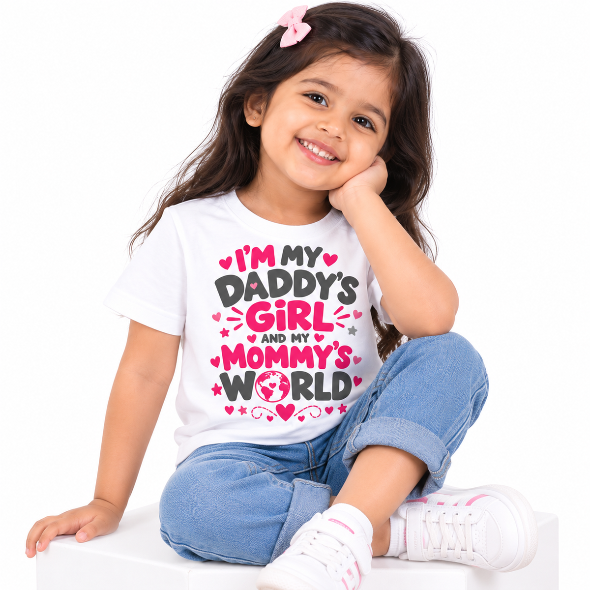 Daddy’s Girl & Mommy’s World T-Shirt