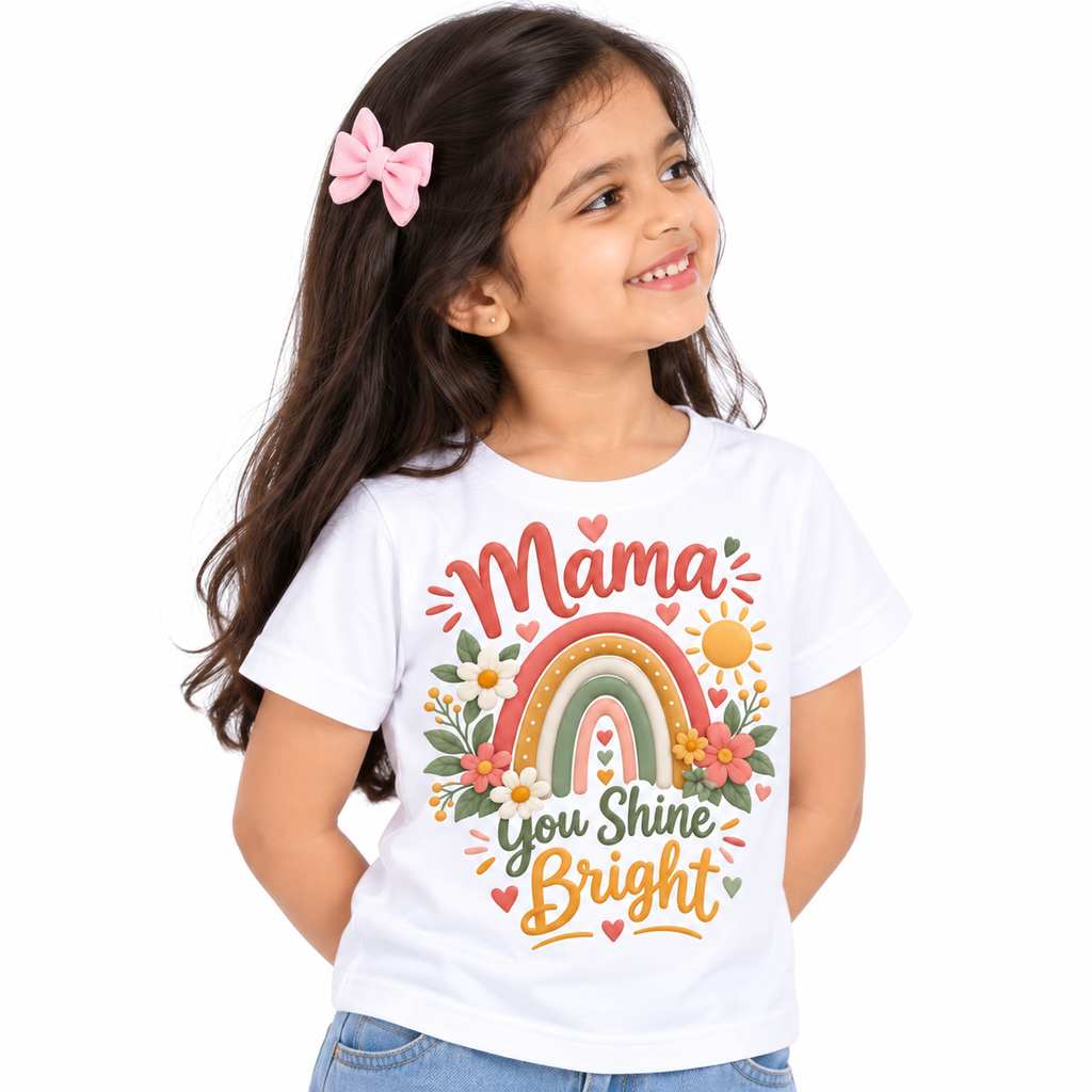 Mama You Shine Bright Kids T-Shirt