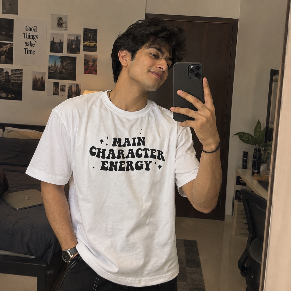 ⭐ MAIN CHARACTER ENERGY — UNISEX GRAPHIC T-SHIRT