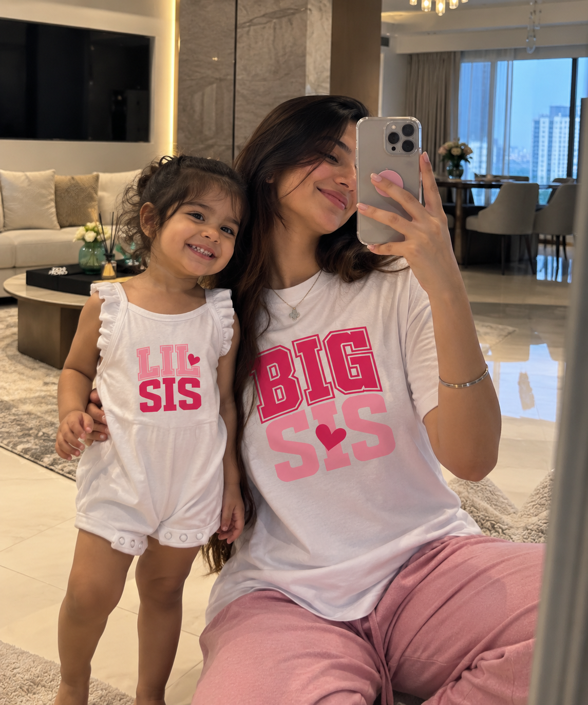 Big Sis & Lil Sis Forever Bond – Sister Matching T-Shirt Set