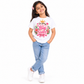 BIG SISTER FLORAL CELEBRATION KIDS T-SHIRT