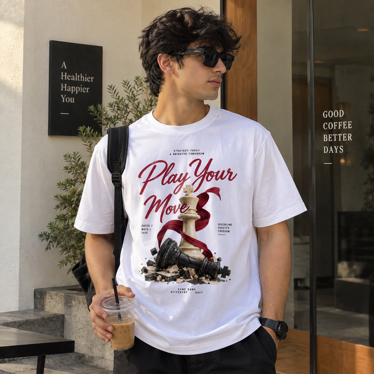 Play Your Move Chess Graphic T-Shirt – Strategy Edition