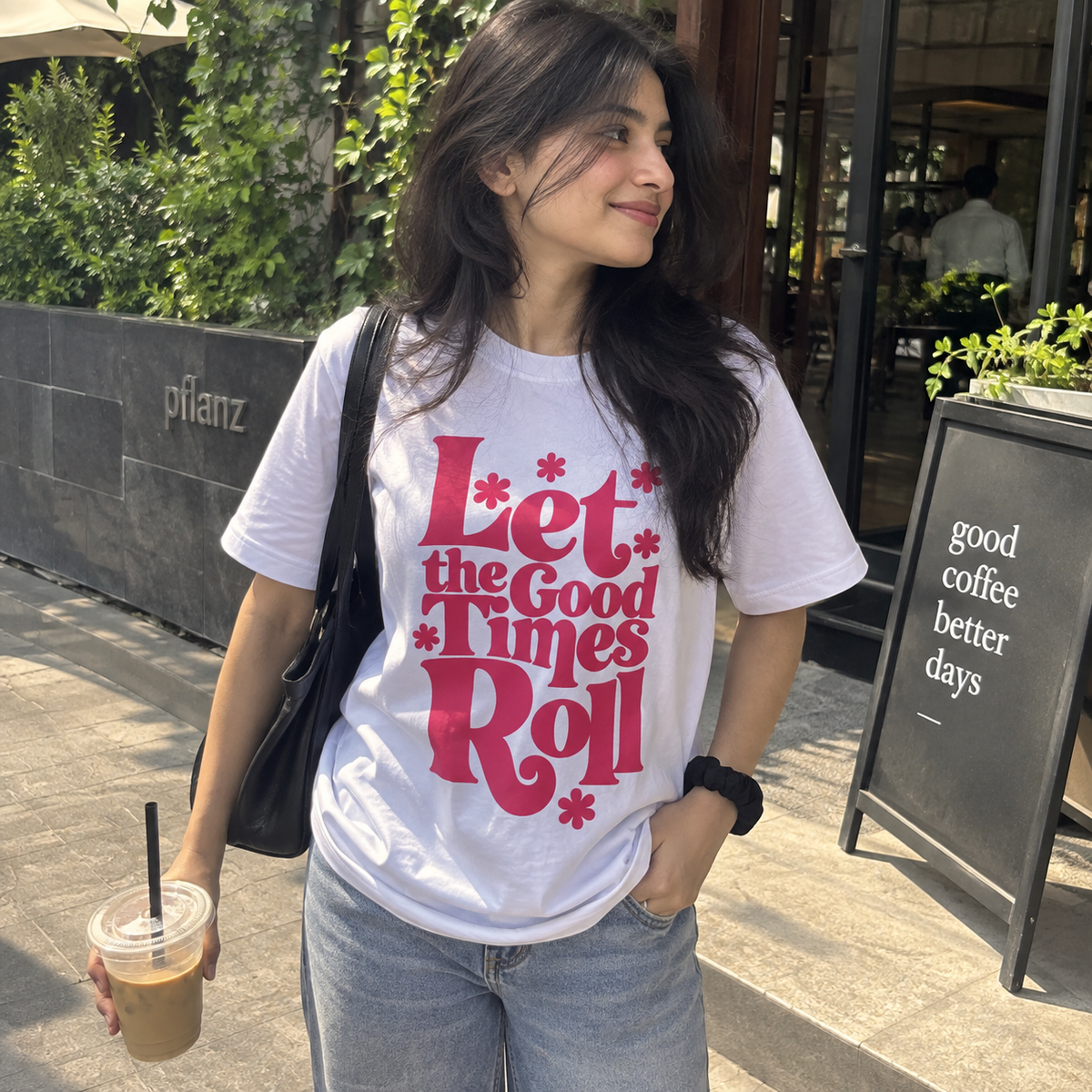 🌸 Let the Good Times Roll Graphic T-Shirt