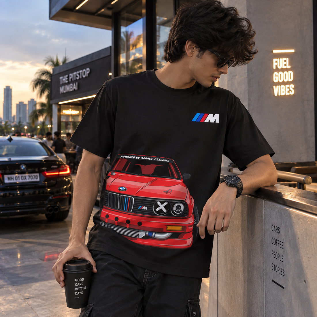 Classic Red Racer Graphic T-Shirt