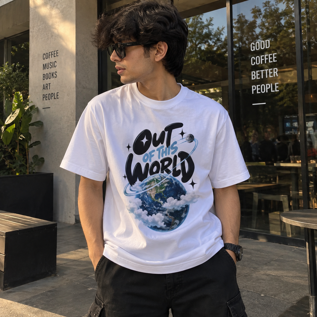Cosmic World Graphic T-Shirt