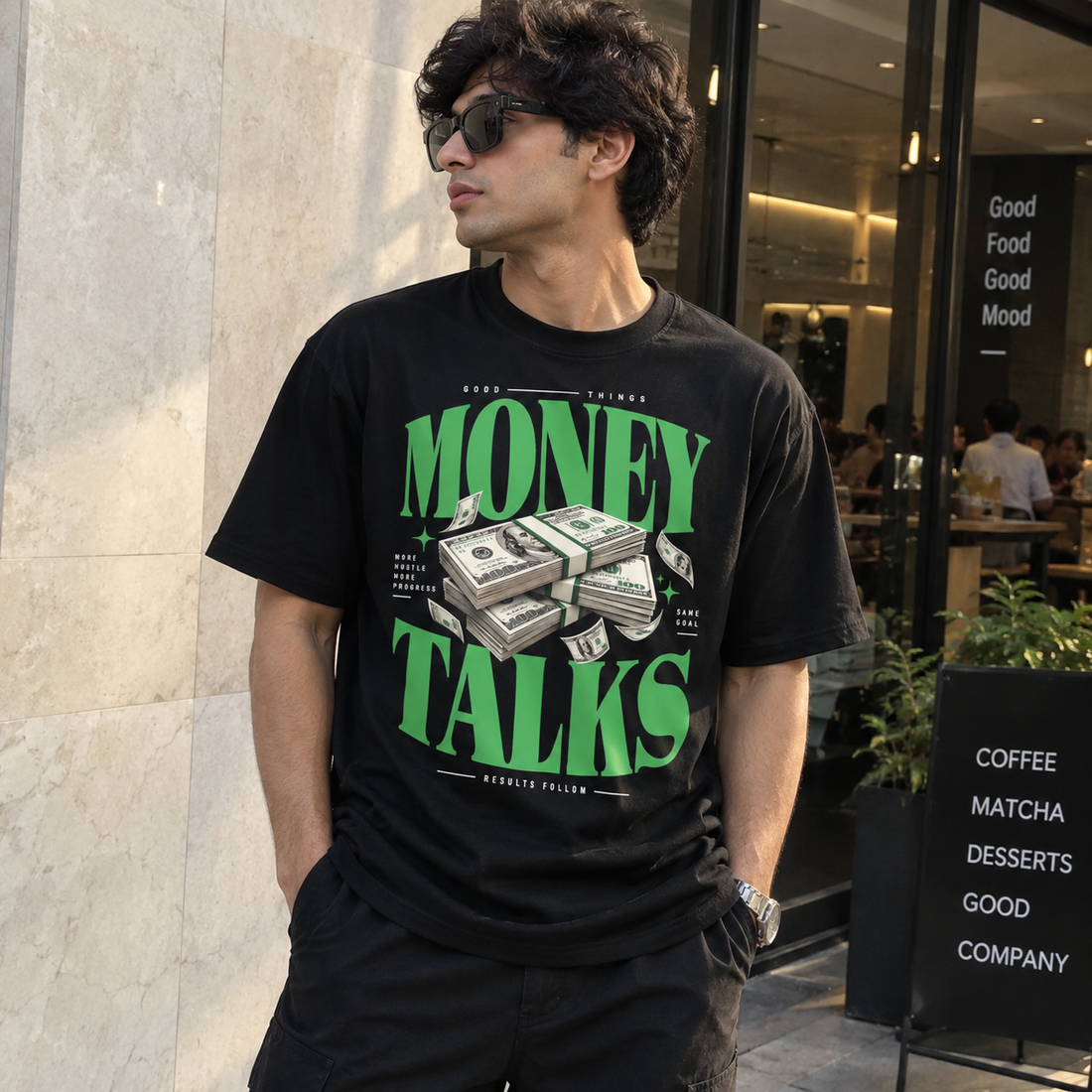 Money Talks Graphic T-Shirt
